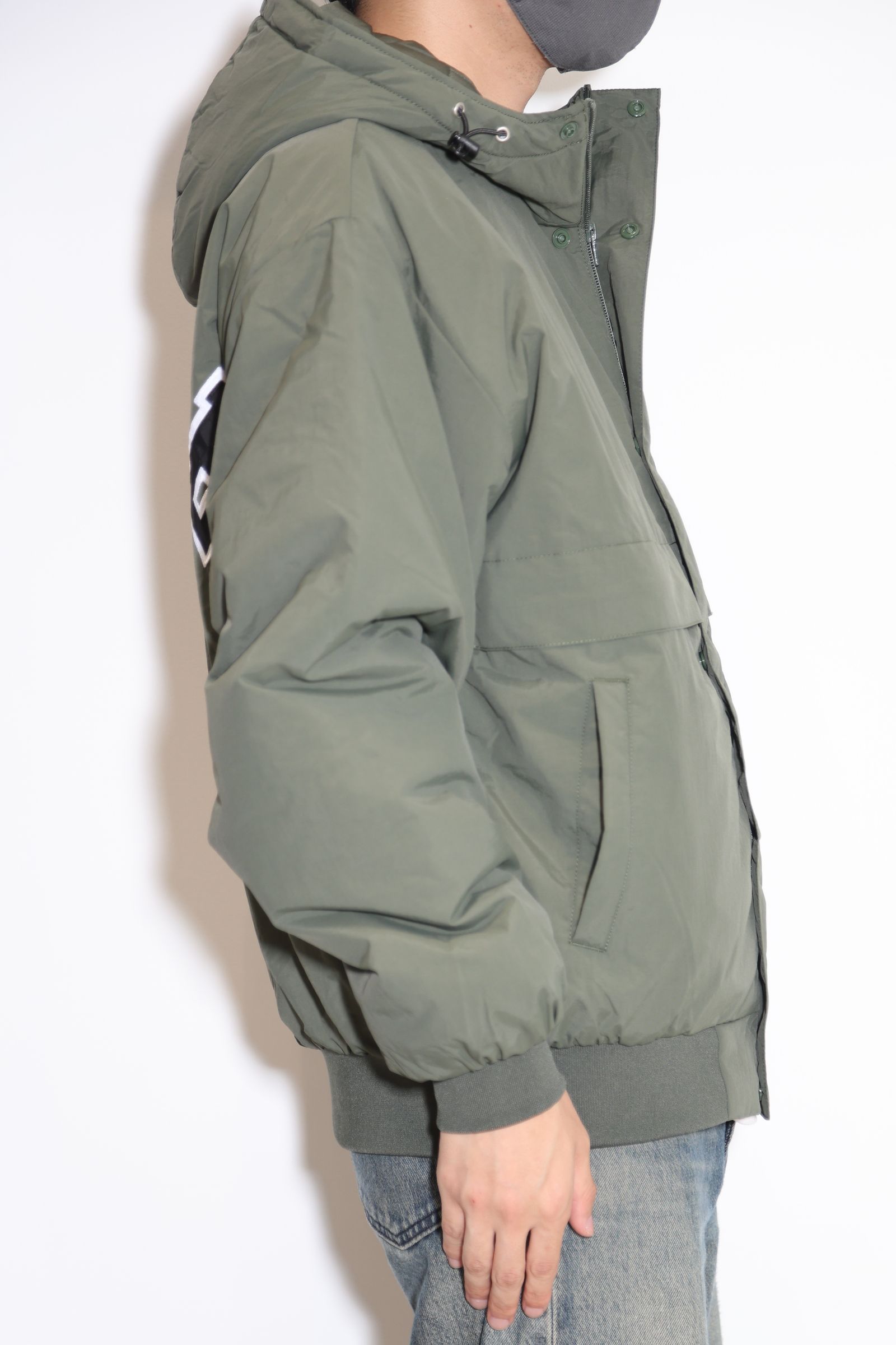 XLARGE - NYLON PUFFER JACKET / オリーブ | Tempt