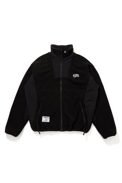 【BILLIONAIRE BOYS CLUB】 FLEECE ZIP UP C&S / ブラック