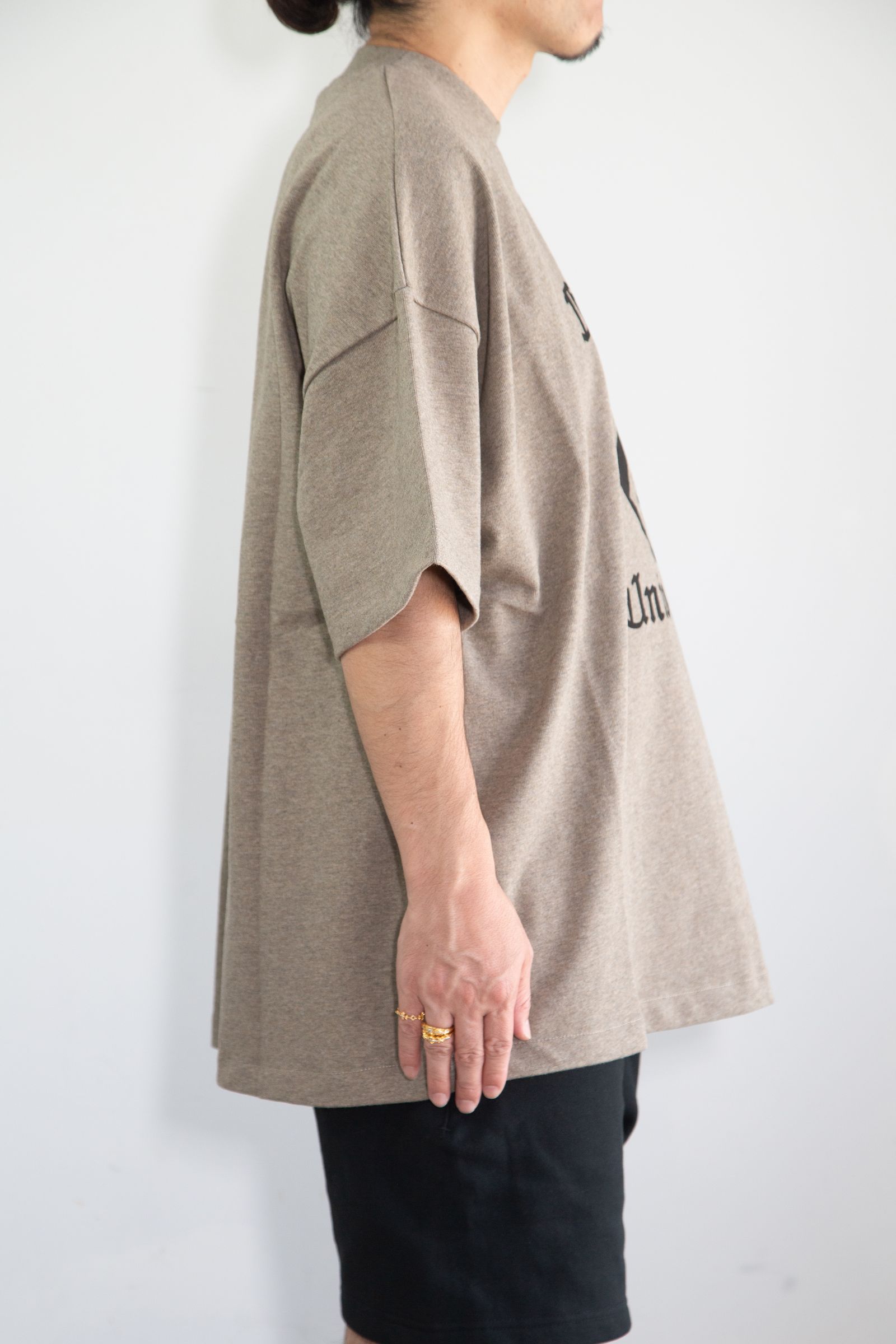 25SS UNIVERSITY HEAVY WEIGHT SS TEE / ホームステッドグレイ