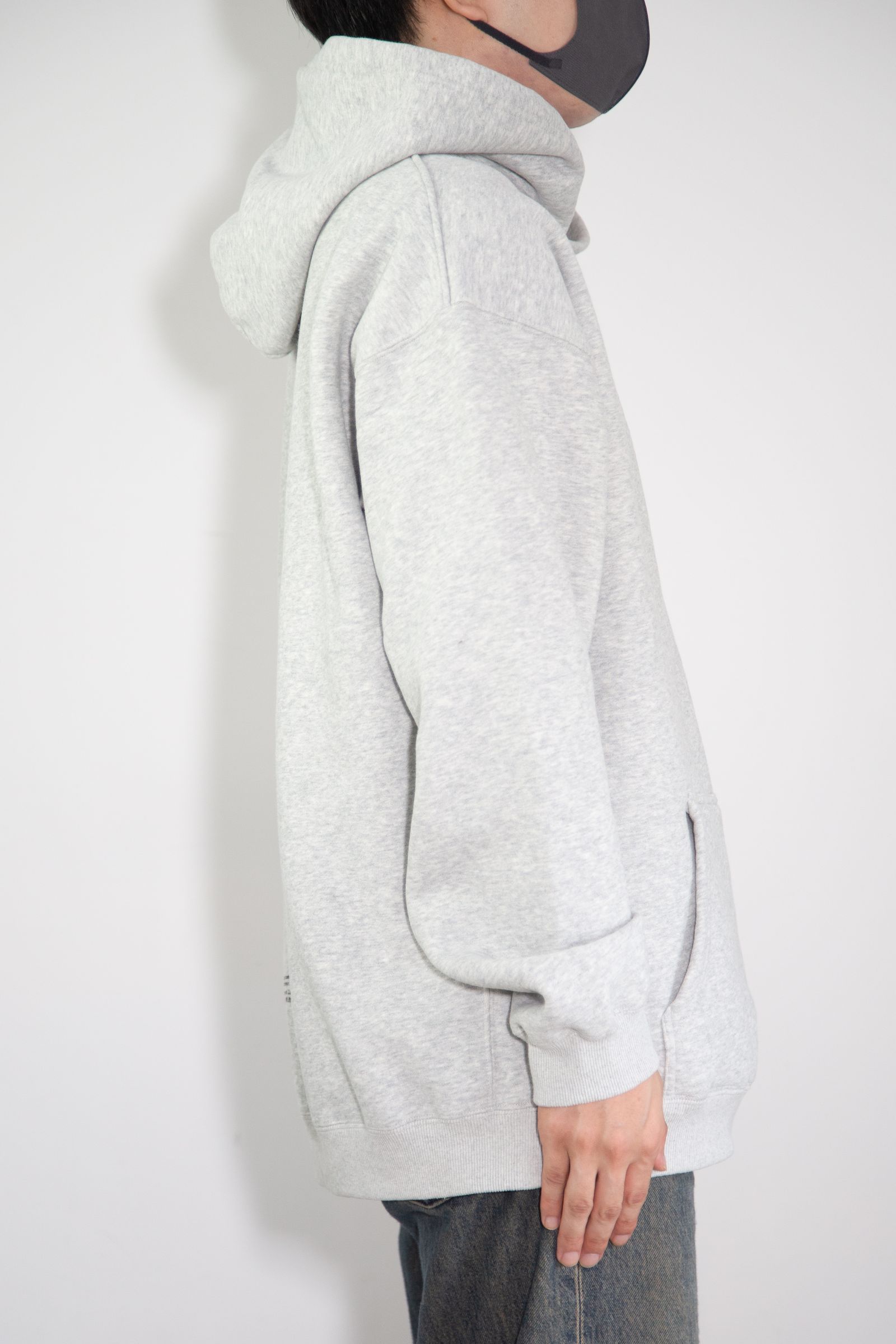 [ラスト1点 サイズXL] LR EMBROIDERY HOODIE / グレー