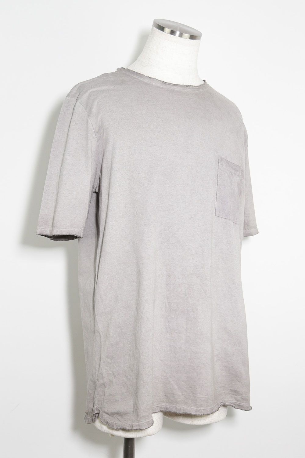 コットンオーバーサイズTシャツ / OVERSIZED T-SHIRT / ライトグレー