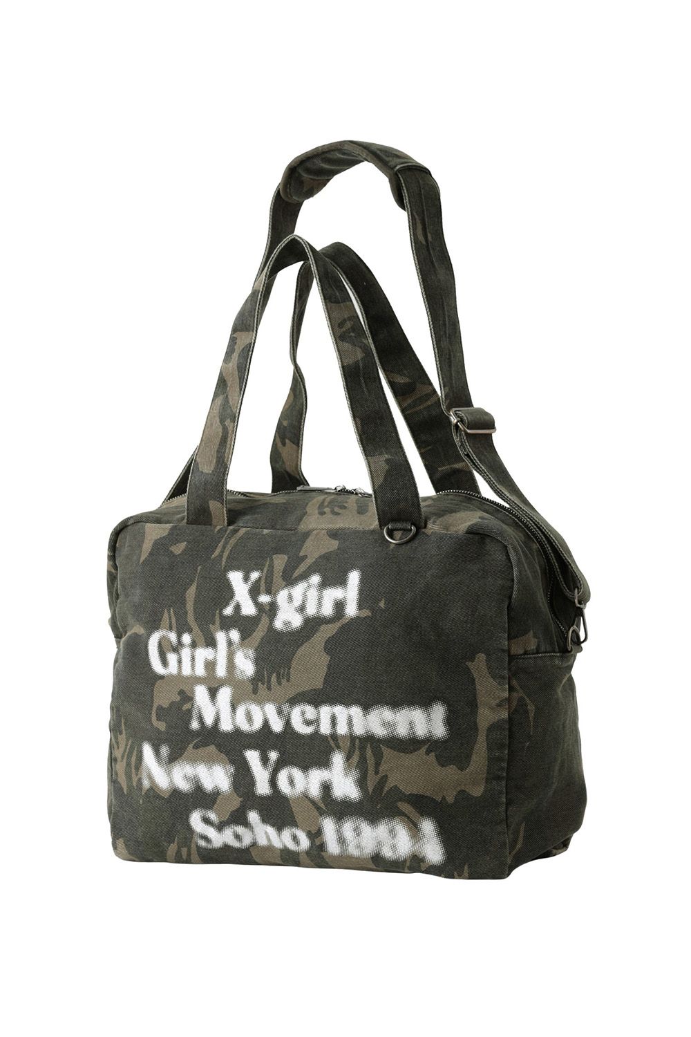 HAZY LOGO 2WAY BIG TOTE BAG / カモ