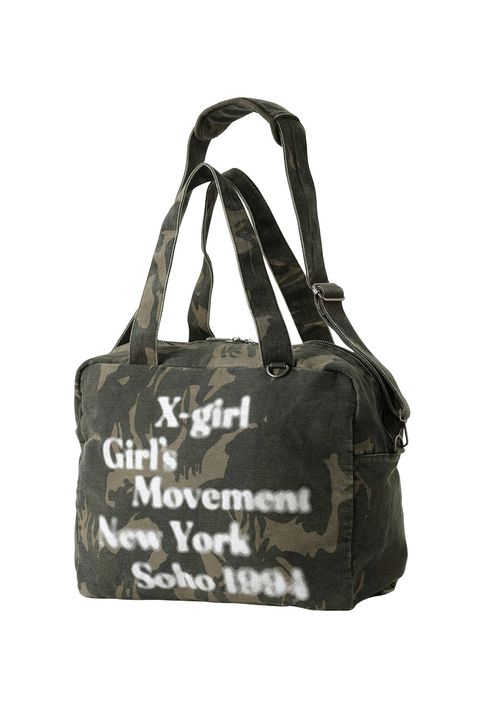 HAZY LOGO 2WAY BIG TOTE BAG / カモ