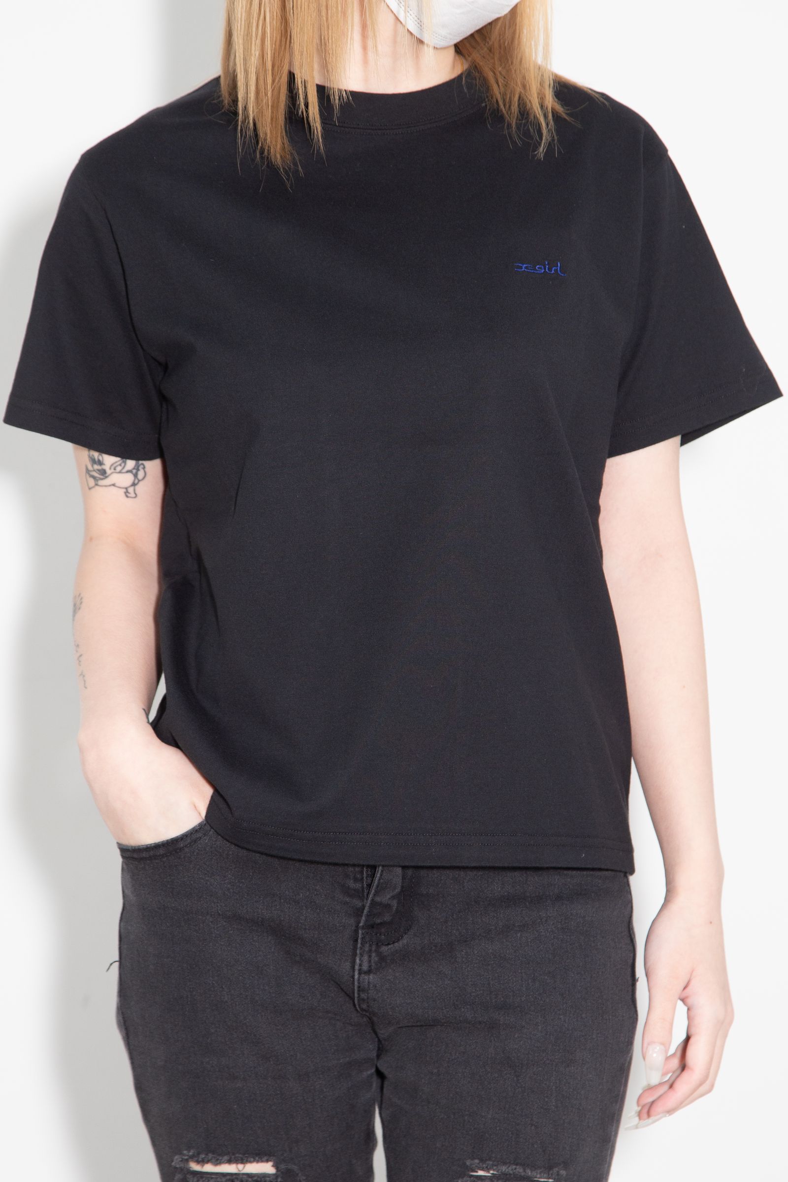 FACE S/S TEE / ブラック