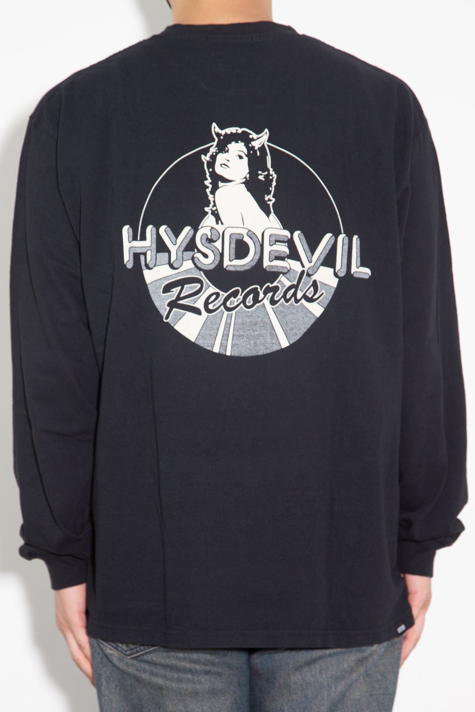 HYSDEVIL RECORDS Tシャツ / ブラック