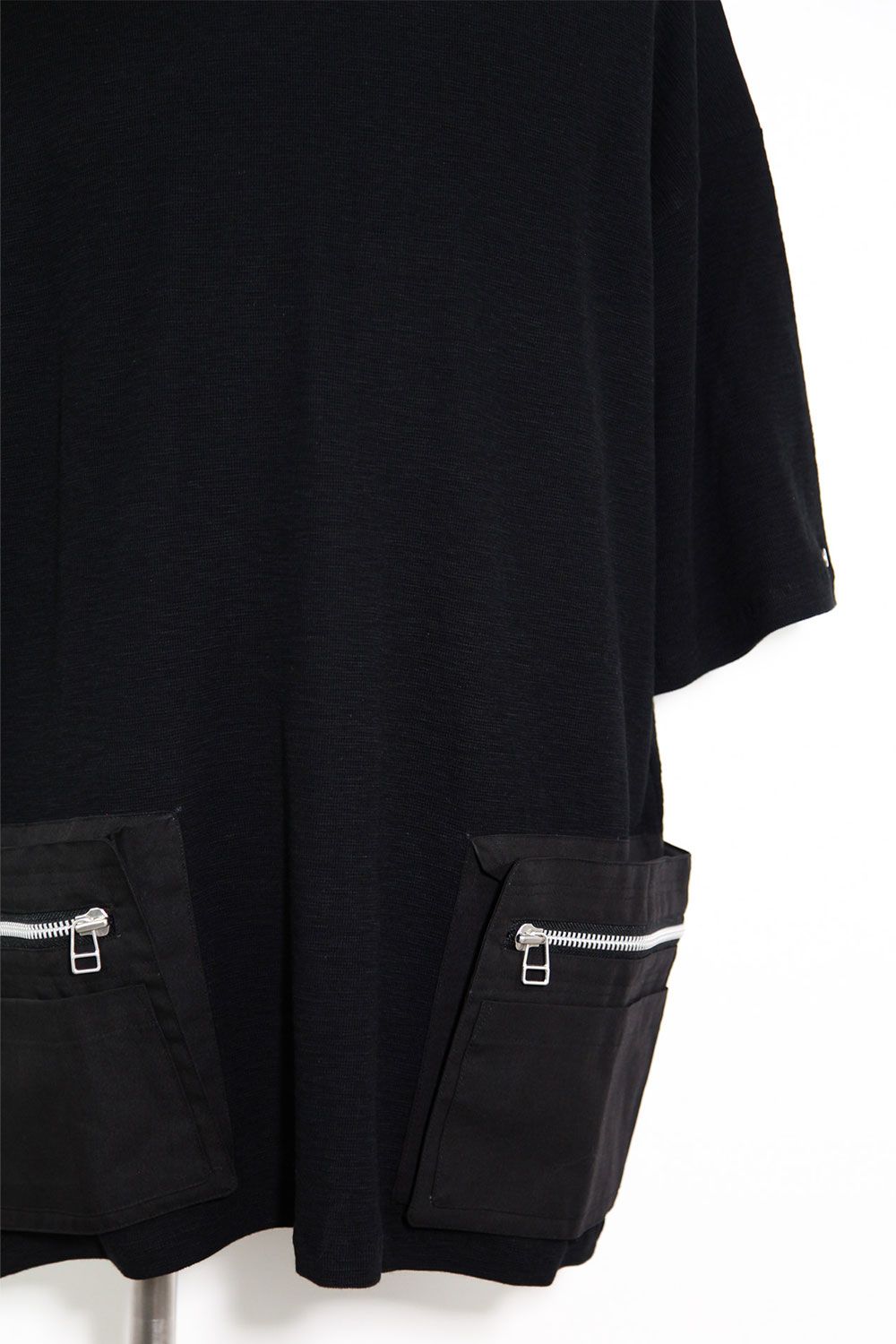 サイドポケットオーバーサイズTシャツ / Side Pocket T-Shirts / ブラック