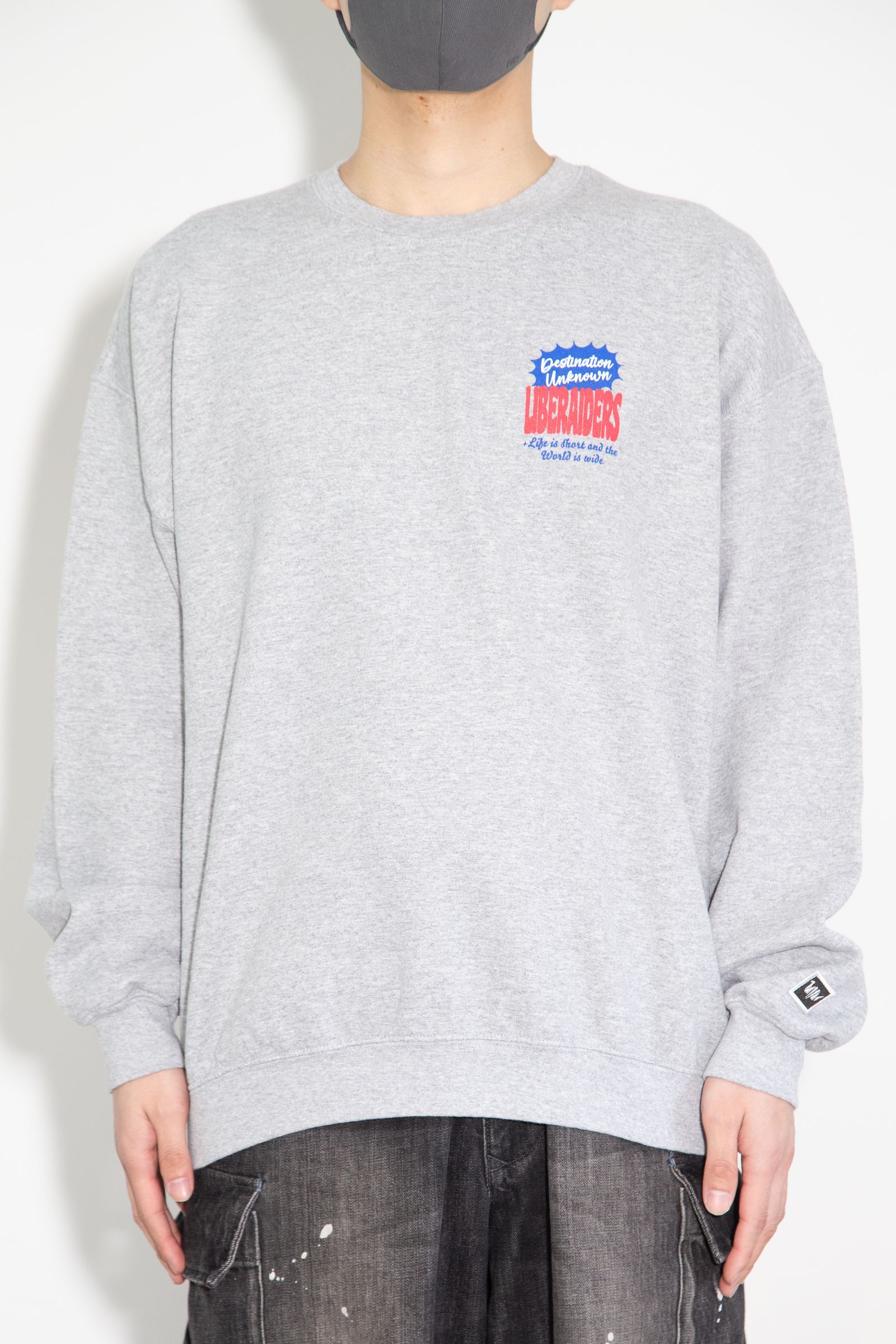 DIALOGUE BALLOON CREWNECK / グレー