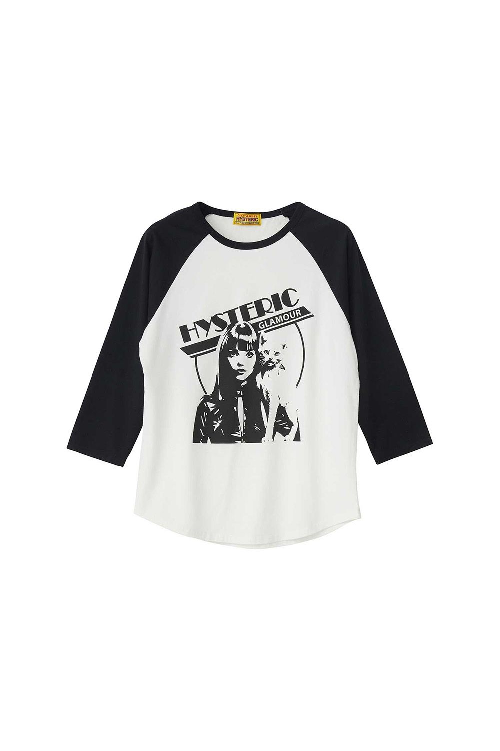 HYSTERIC GLAMOUR - HYSTERIC WOMAN CAT 七分袖Tシャツ / ホワイト | Tempt