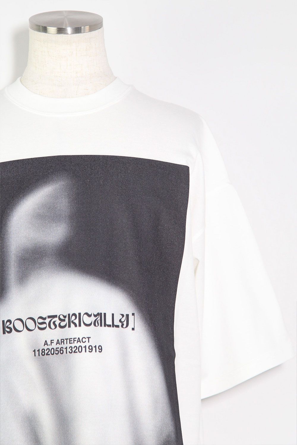[ラスト1点 サイズ4] オーバサイズTシャツ Type B / Type B Print Tee / ホワイト / ag-11111-2
