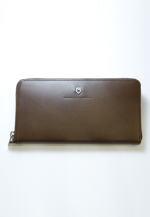 GARNI - '15 Sign Zip Long Wallet / ブラウン | Tempt