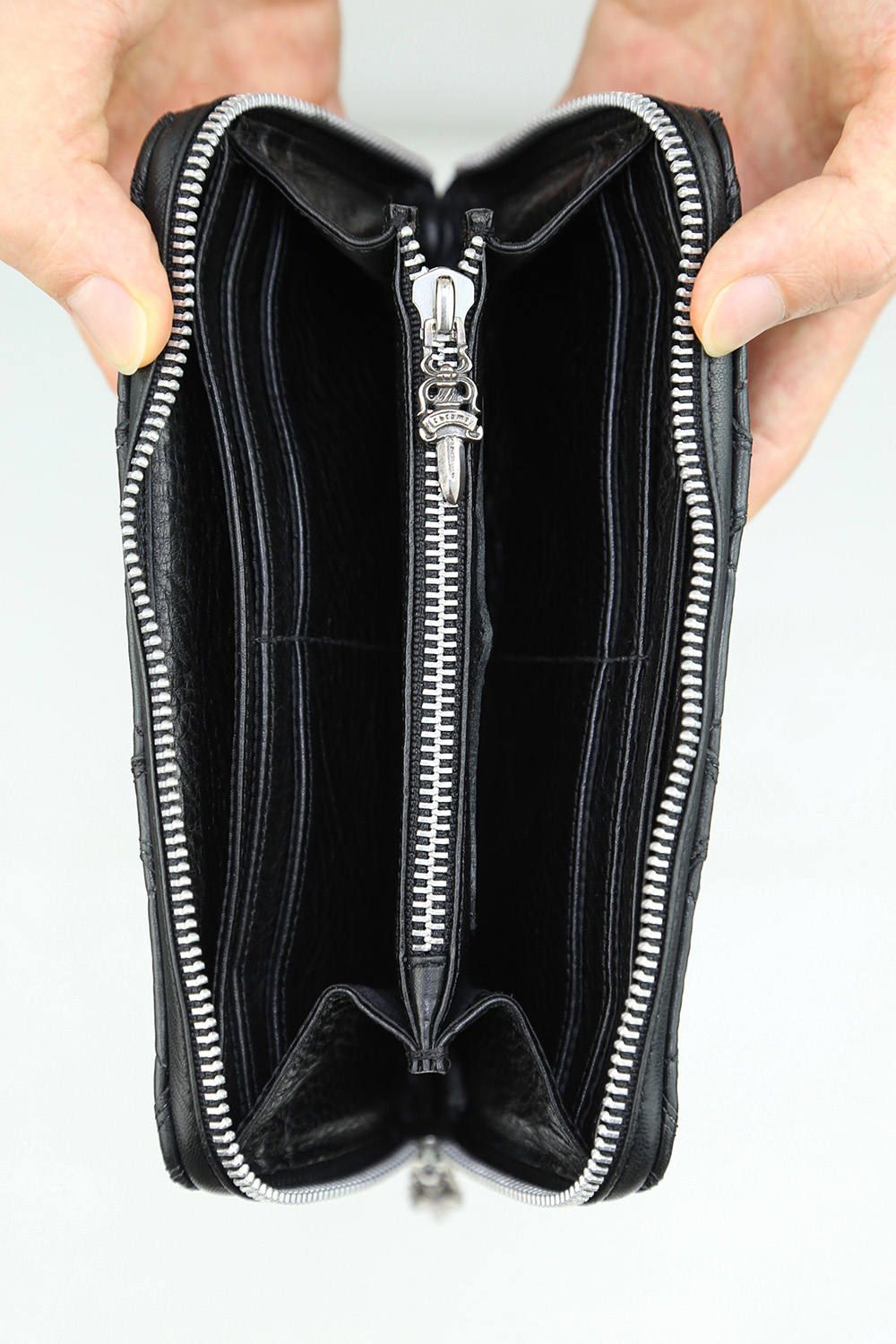 クロムハーツ レクタンギュラー F ジップ ウォレット CHROME HEARTS - レクタンギュラーFジップウォレット #2