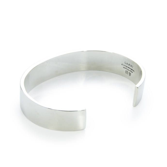 GARNI - G Stamp Chip Bangle - Combi | Tempt