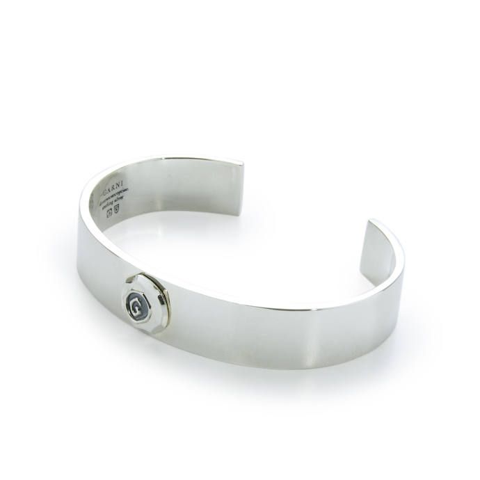 GARNI - G Stamp Chip Bangle | Tempt