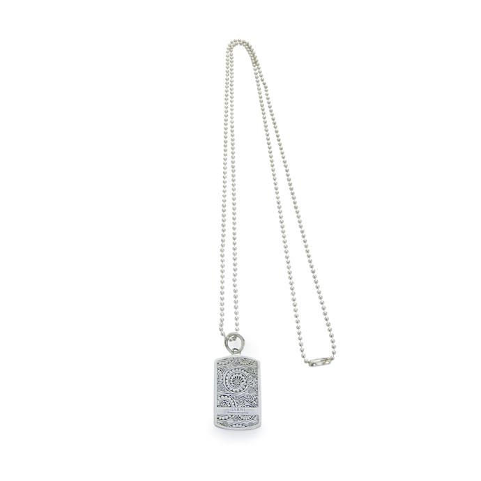 GARNI - Vine Dog Tag Pendant - L | Tempt