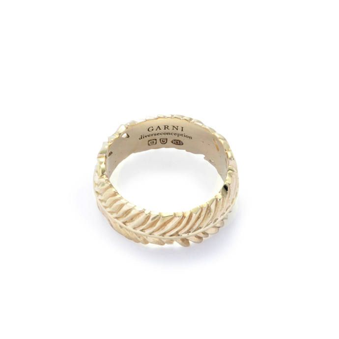 K10 Eagle Feather Ring - S