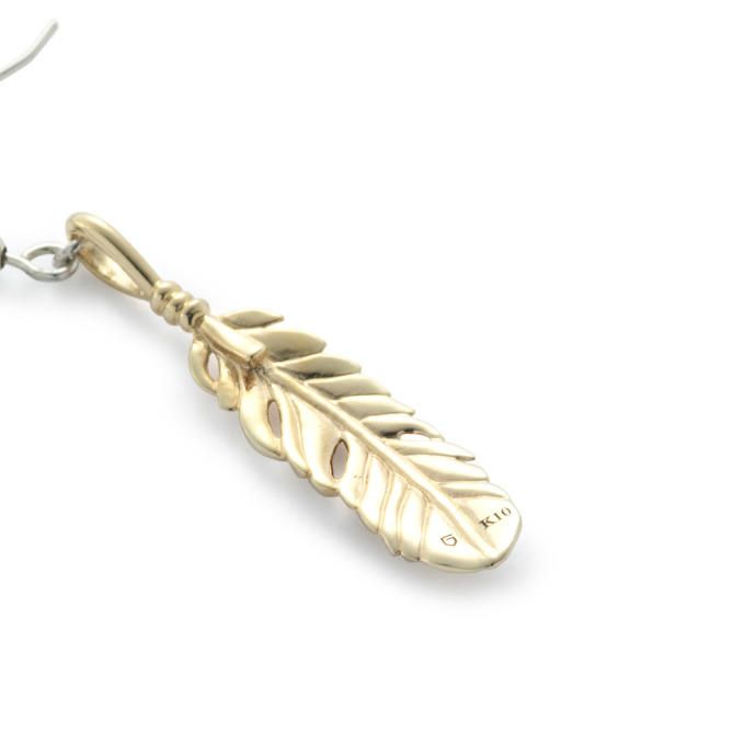K10 Eagle Feather Hook Pierce