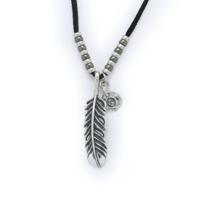 GARNI - Eagle Feather Choker - M | Tempt