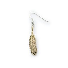 K10 Eagle Feather Hook Pierce