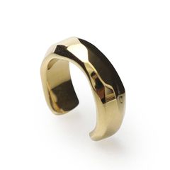 Crockery Ring Ear Cuff - L / ゴールド