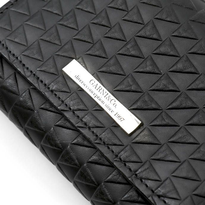 GARNI Triangle Chip Three Fold Wallet / イエロー Tempt