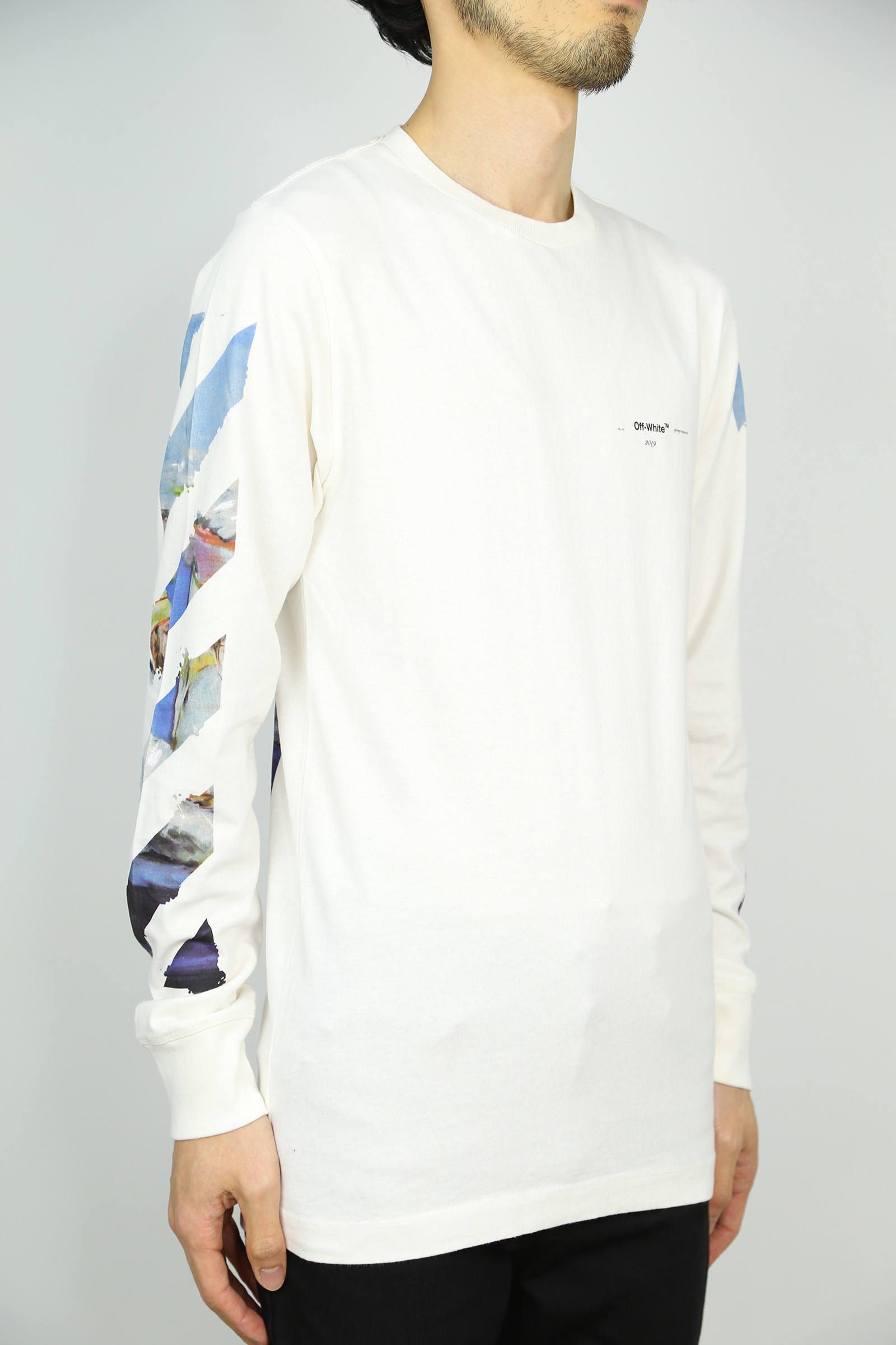 OFF-WHITE - DIAG COLORED ARROWS L/S TEE / ホワイト | Tempt