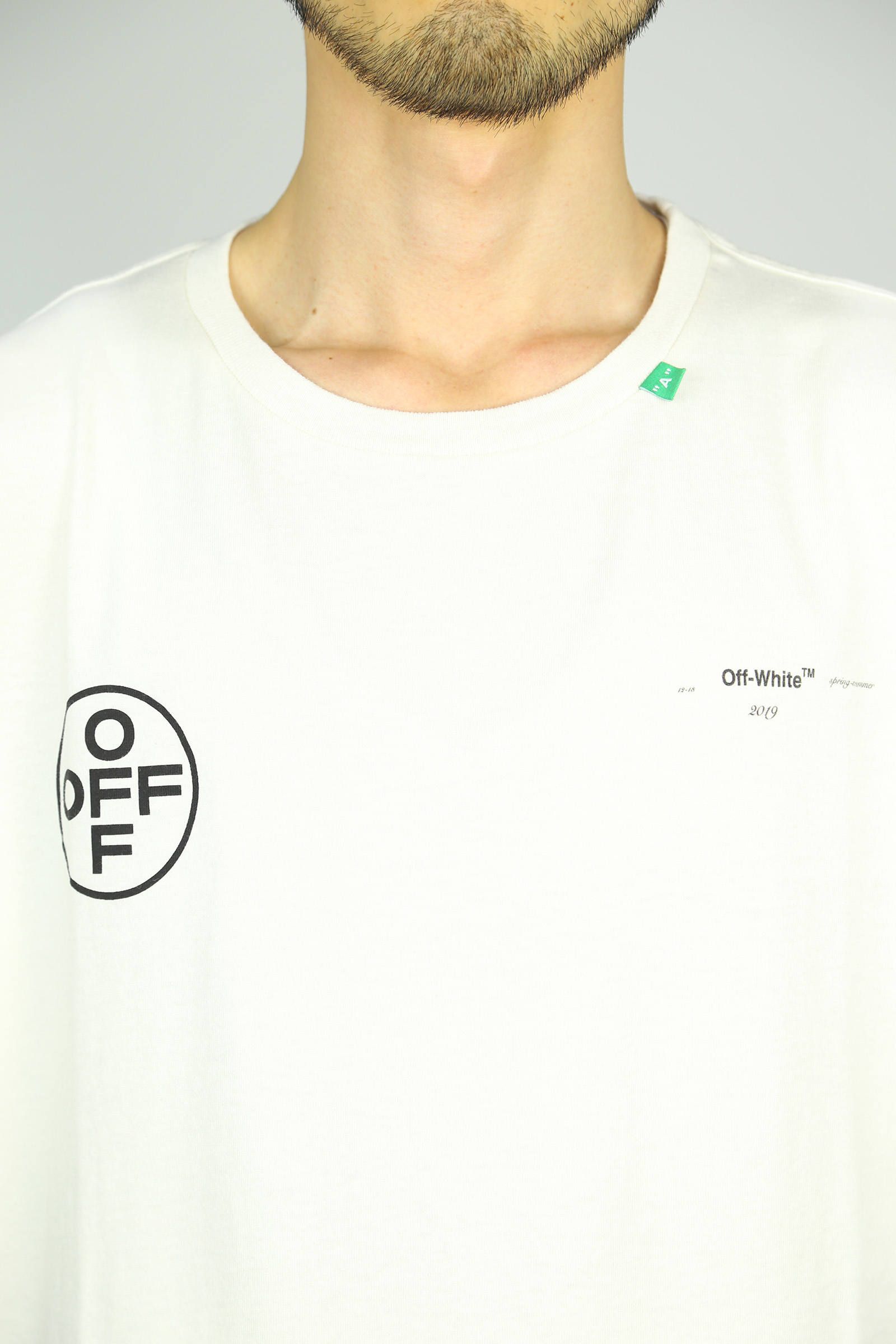 OFF-WHITE - STENCIL S/S OVER TEE / ホワイト | Tempt