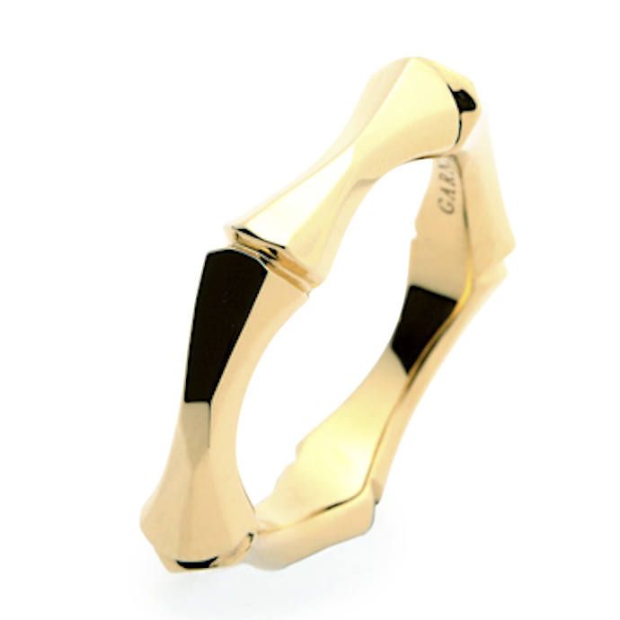 Crockery Bamboo Ring - S / ゴールド