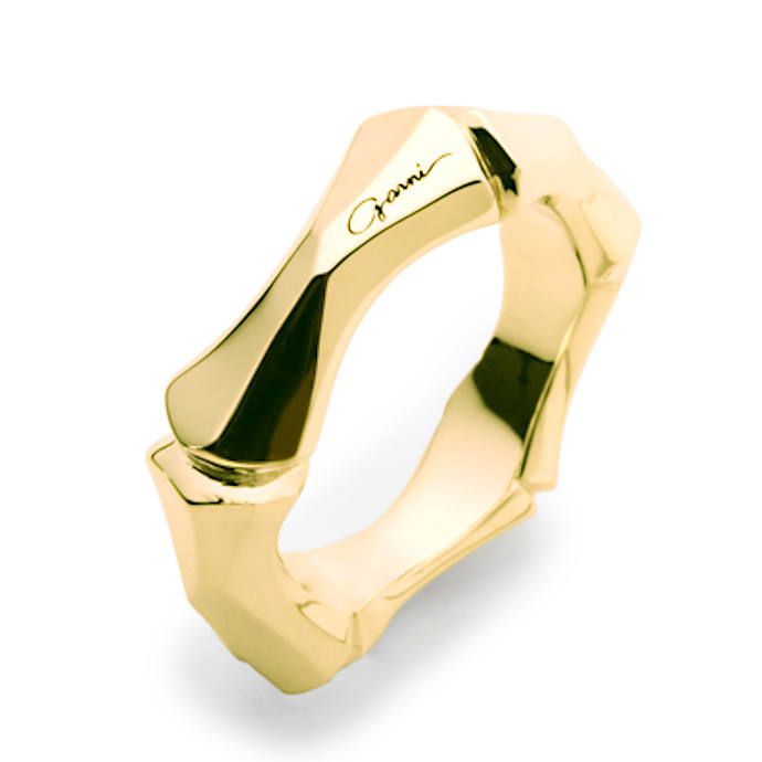 Crockery Bamboo Ring - L / ゴールド
