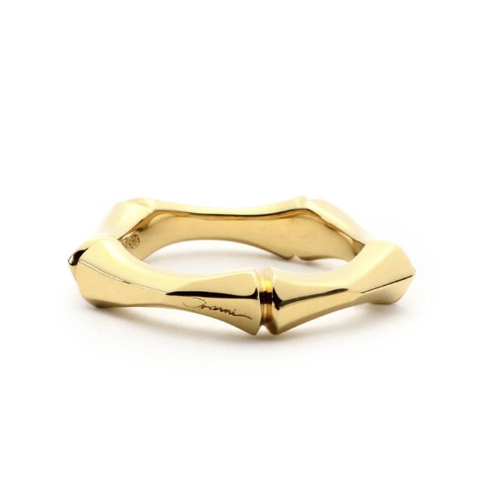 GARNI - Crockery Bamboo Ring - S / ゴールド | Tempt