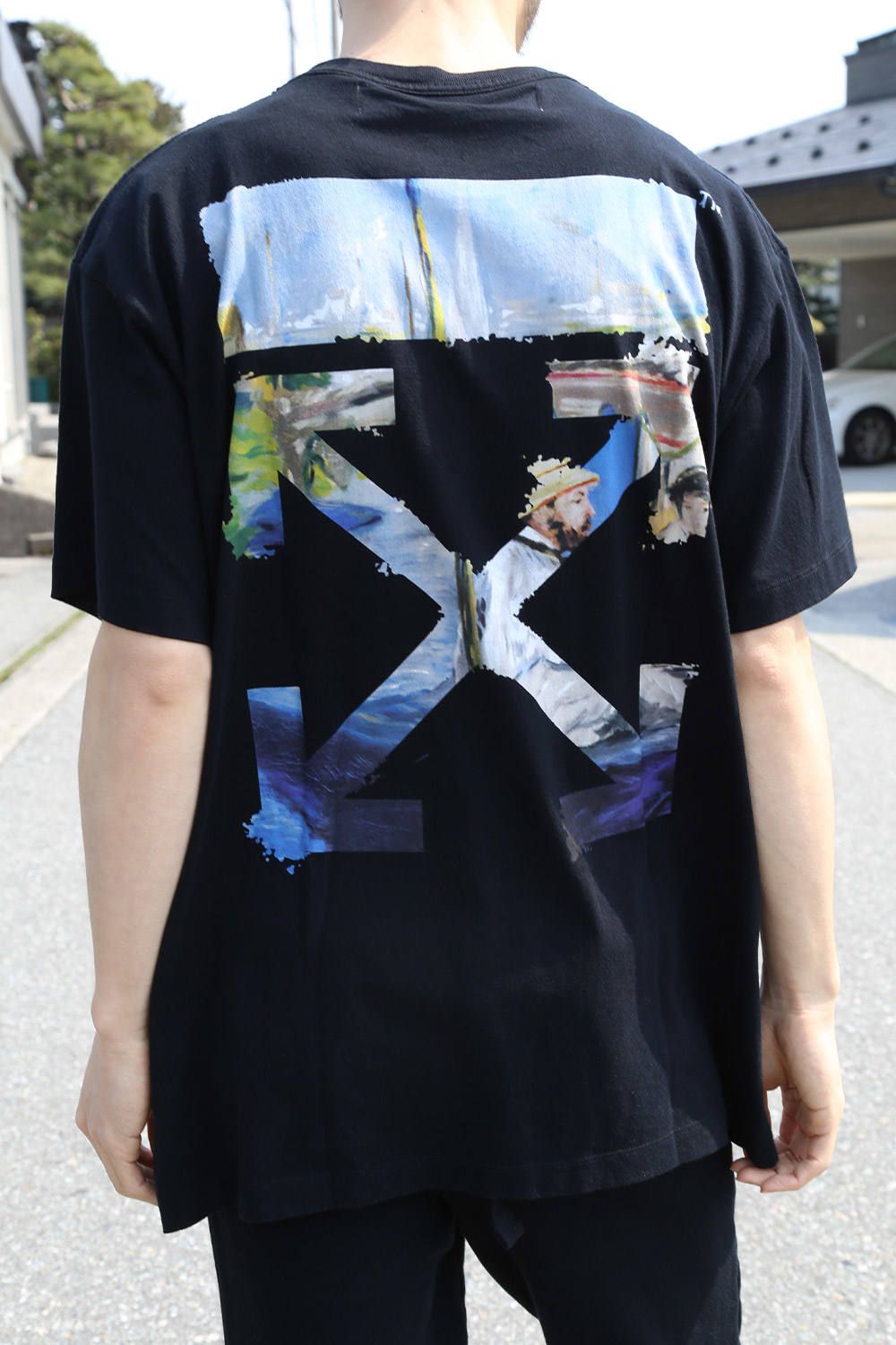 OFF-WHITE - COLORED ARROWS S/S OVER TEE / ブラック | Tempt