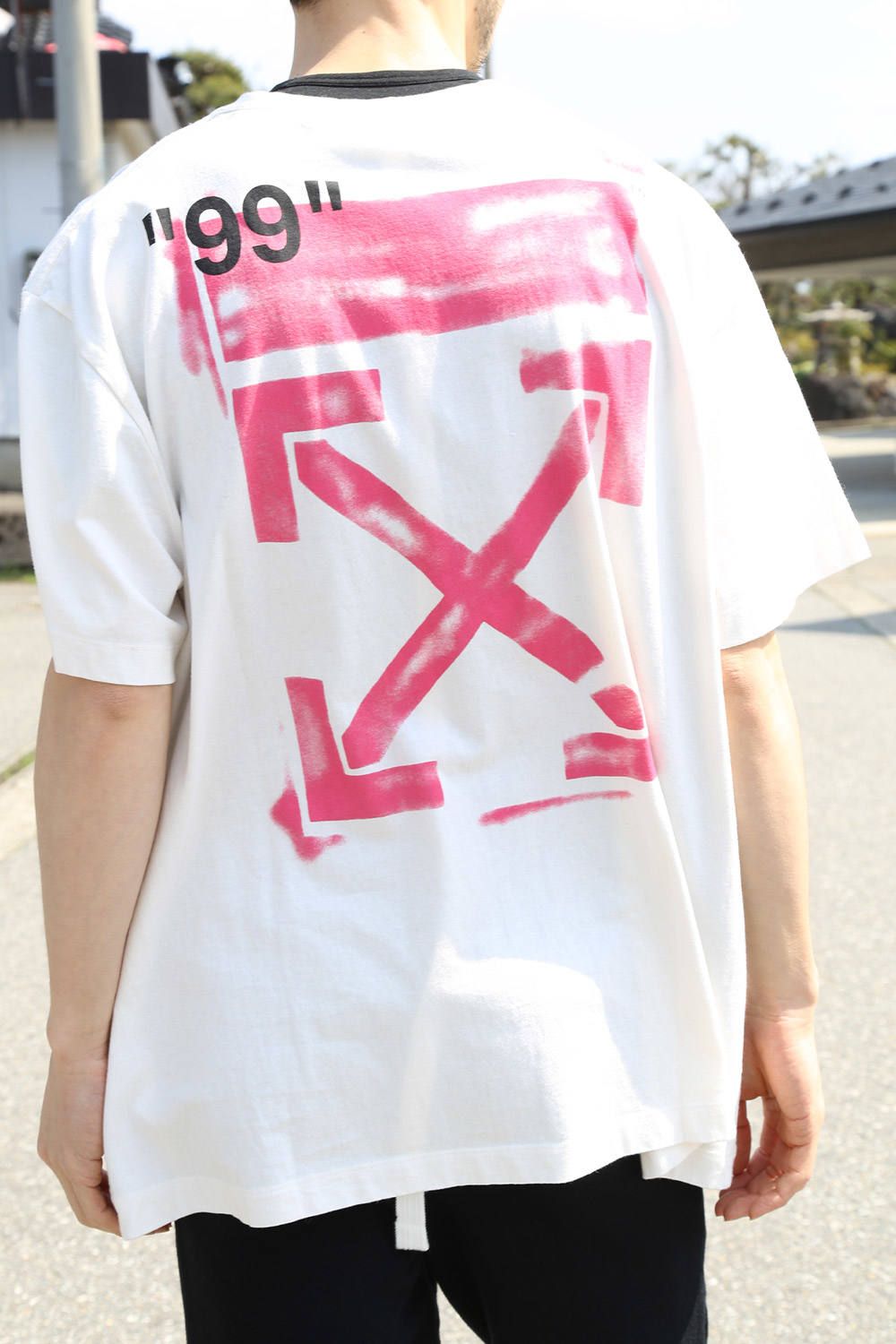 OFF-WHITE - STENCIL S/S OVER TEE / ホワイト | Tempt