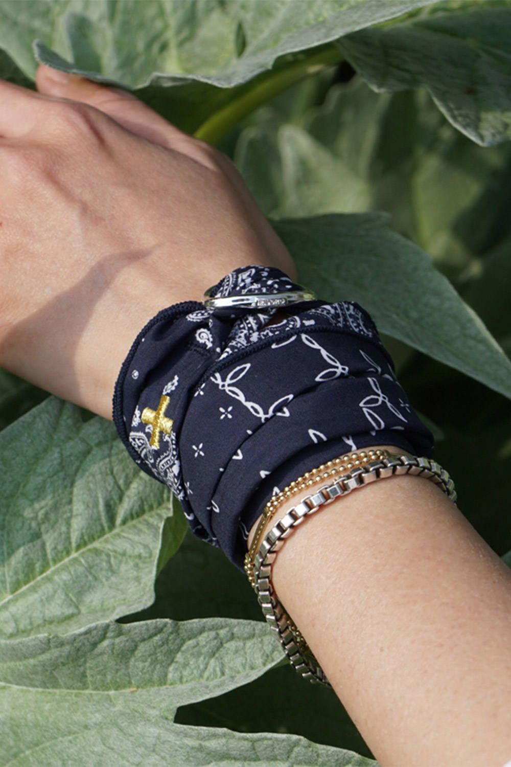 SCALF BRACELET / ネイビー