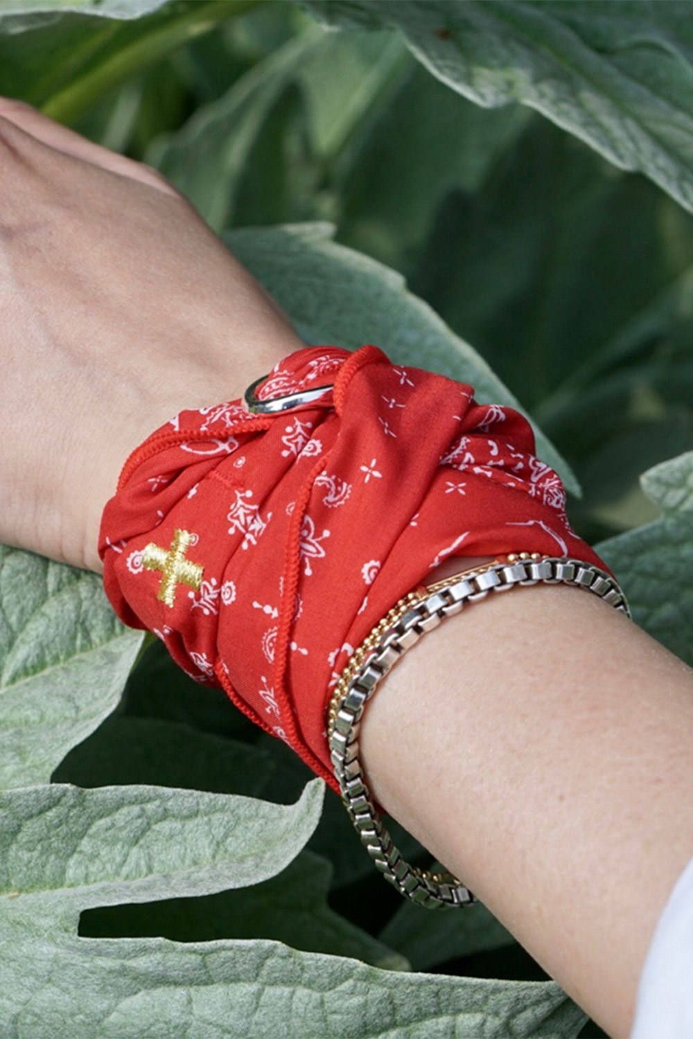 SCALF BRACELET / レッド