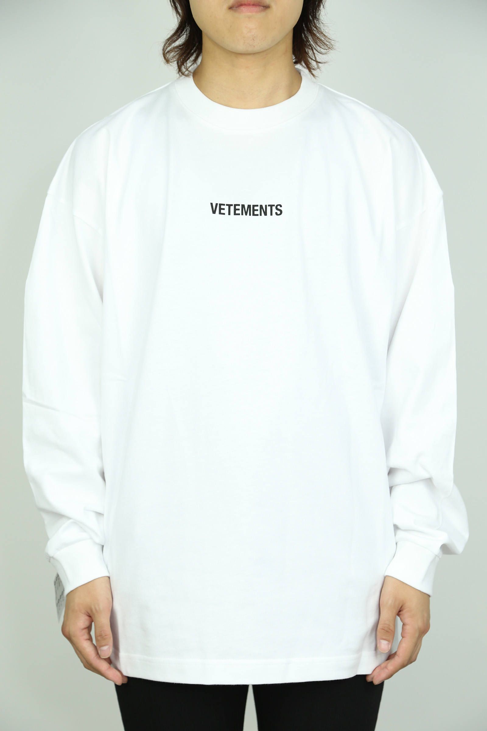 vetements logo L/S T-shirt