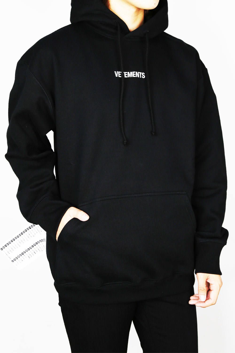 VETEMENTS - LOGO HOODIE / ブラック | Tempt