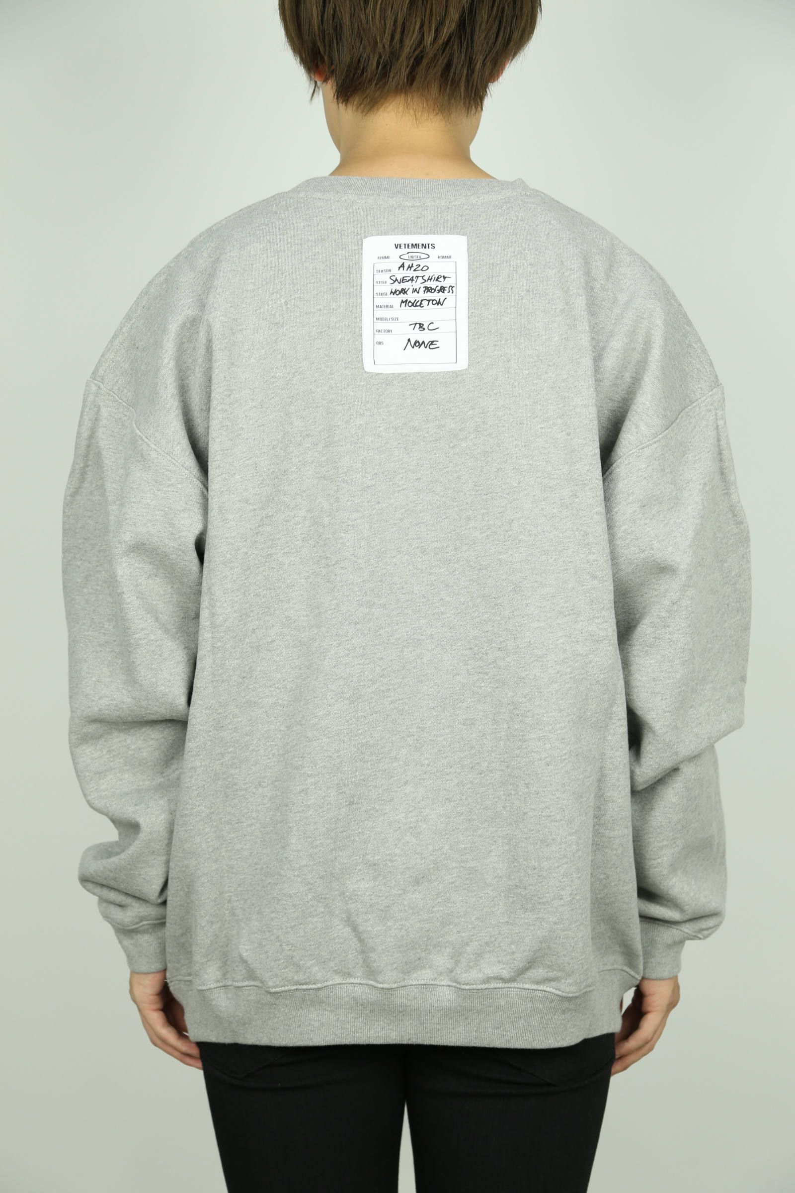 VETEMENTS - ATELIER PATCH SWEATSHIRT / グレー | Tempt