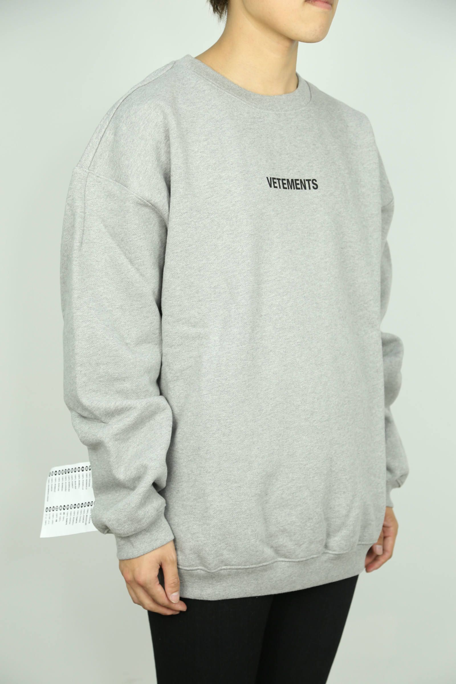 VETEMENTS - LOGO SWEATSHIRT / グレー | Tempt