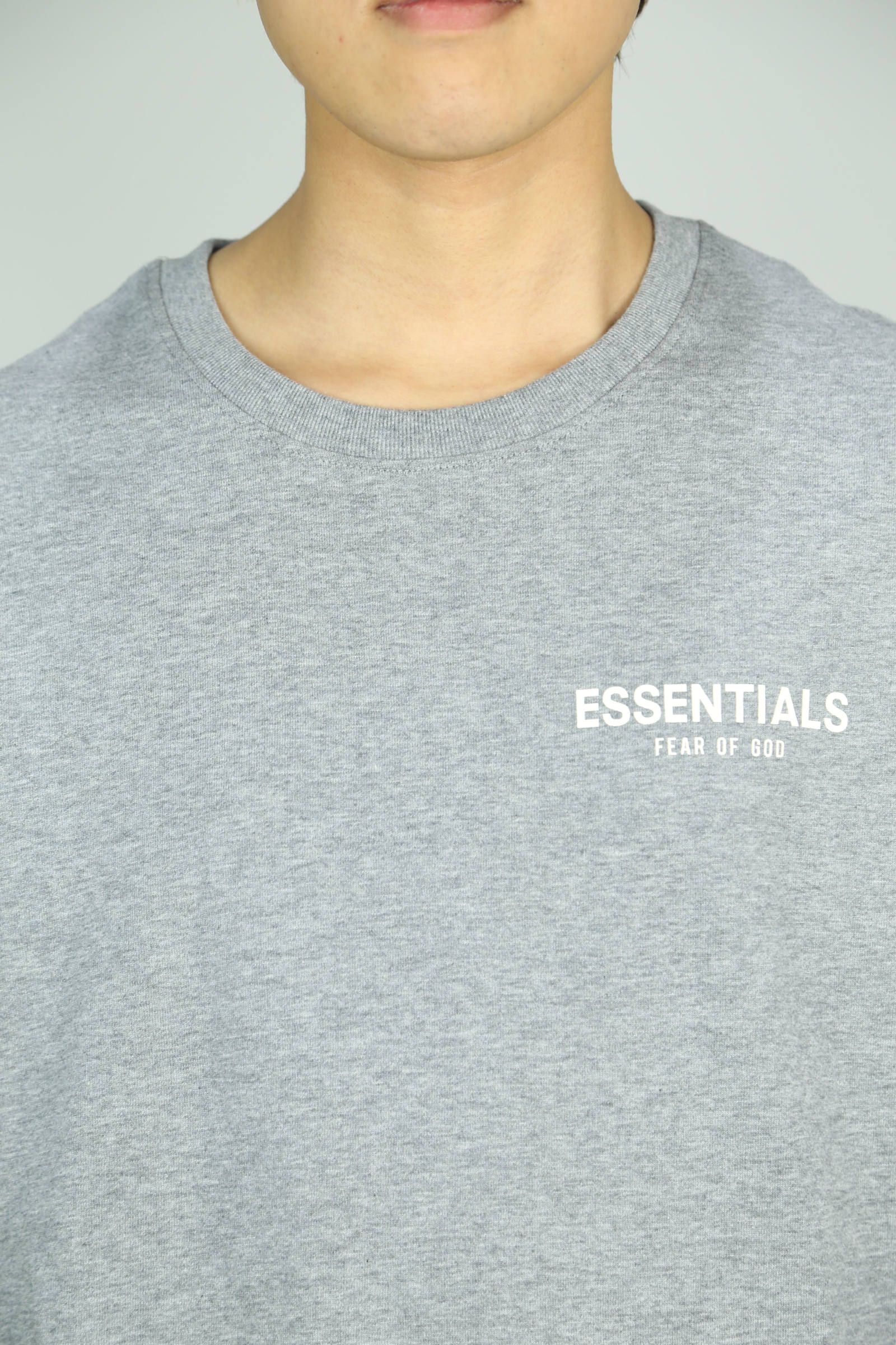 ONE POINT BOXY L/S TEE / グレー