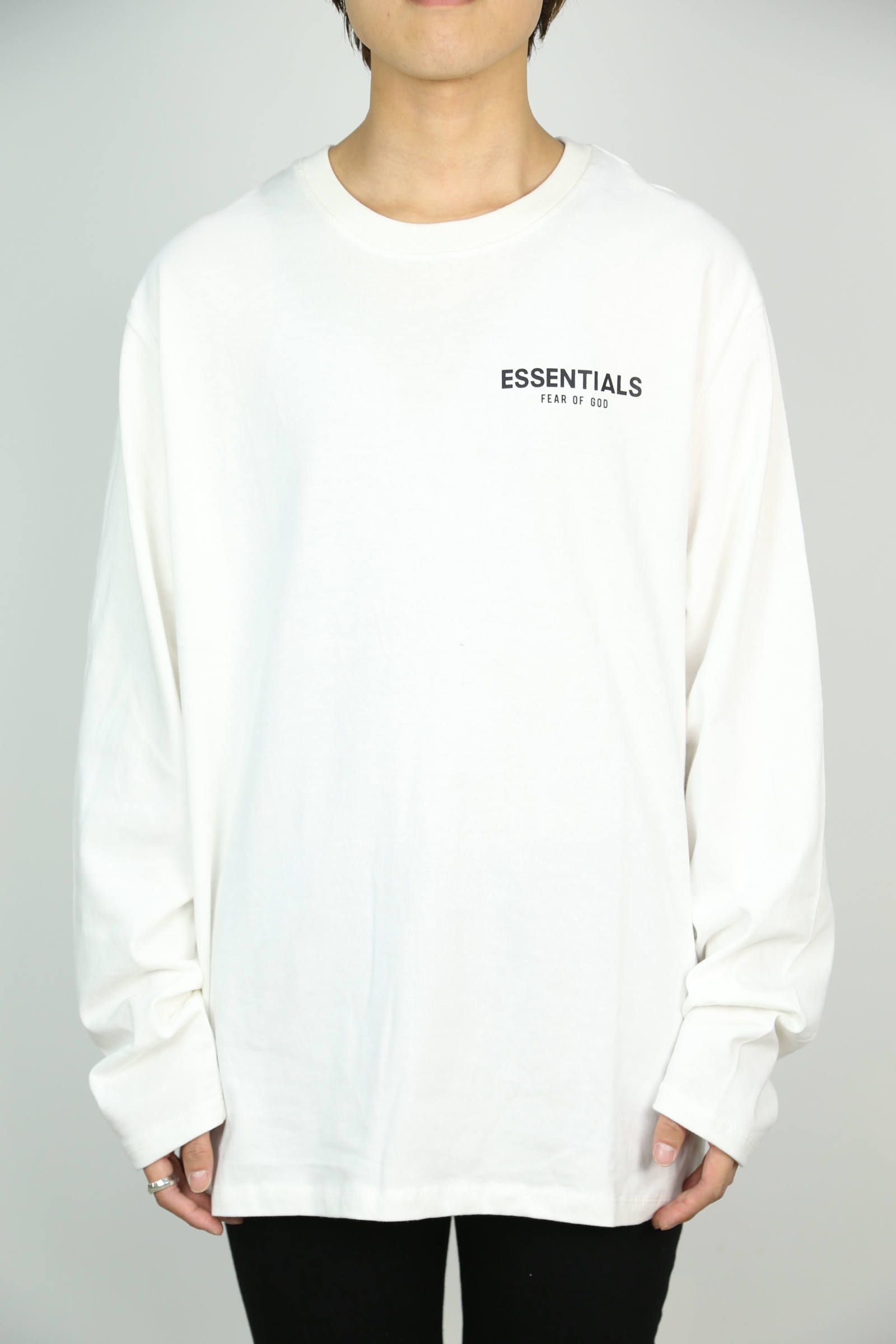 ONE POINT BOXY L/S TEE / オフホワイト