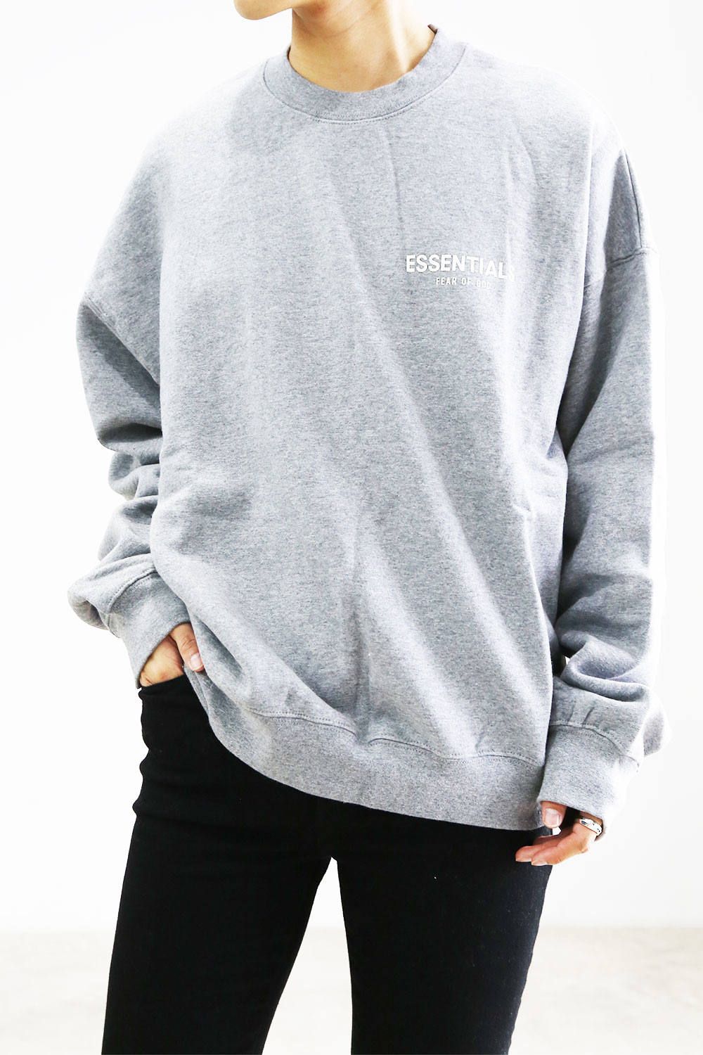 FOG ESSENTIALS - ONE POINT SWEAT / ブラック | Tempt