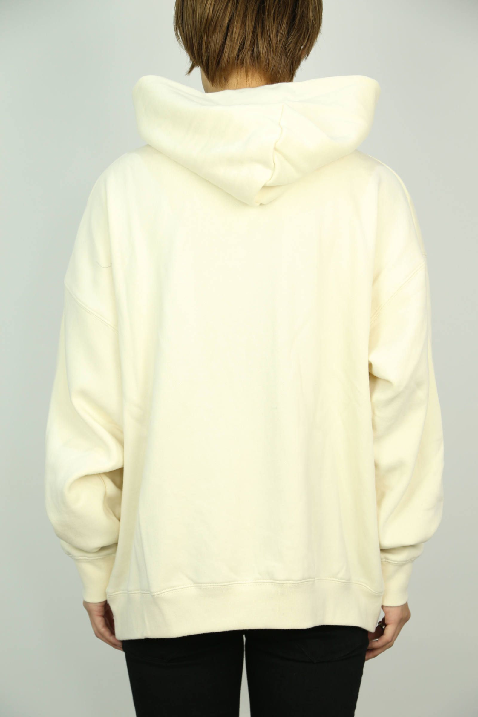 ONE POINT HOODIE / クリーム
