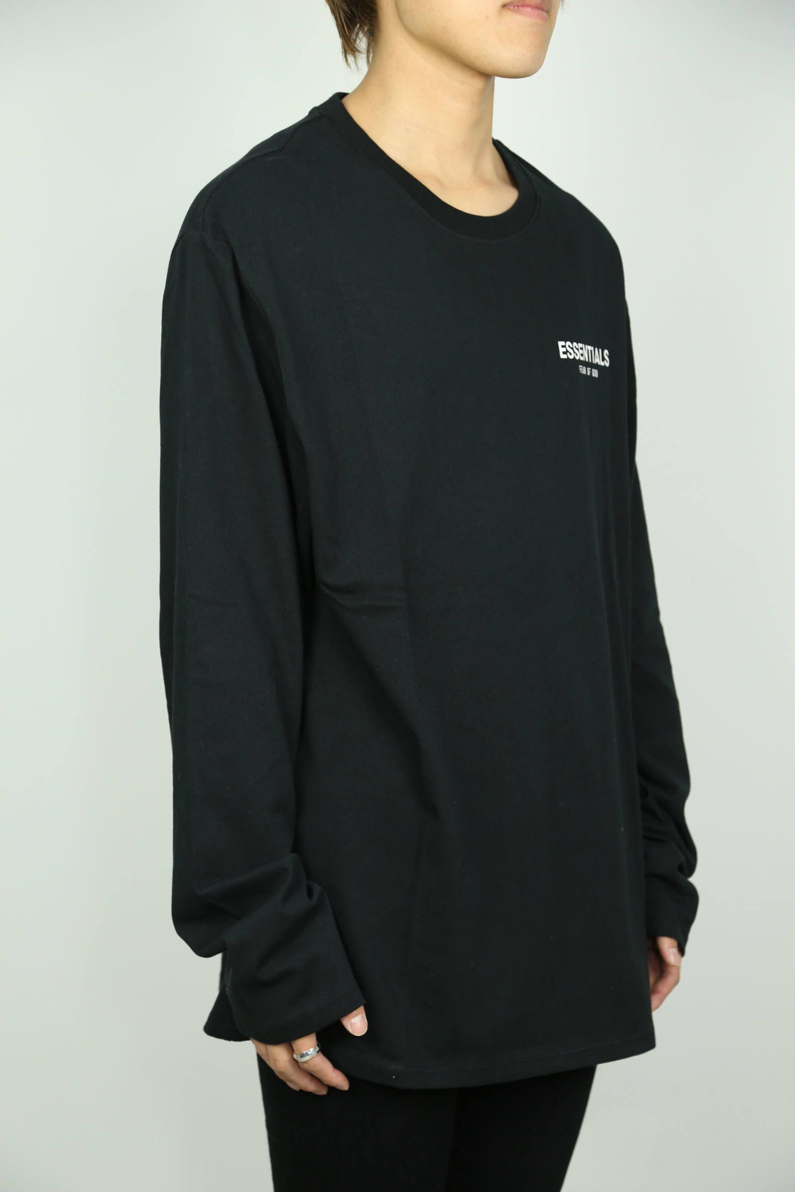 ONE POINT BOXY L/S TEE / ブラック