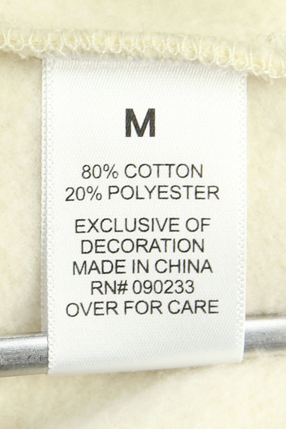ONE POINT HOODIE / クリーム