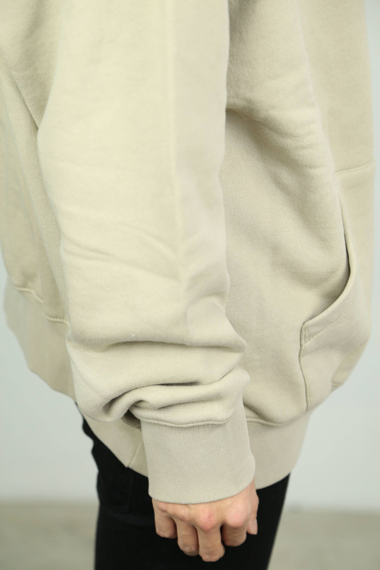 SOLID SWEAT HOODIE / タン