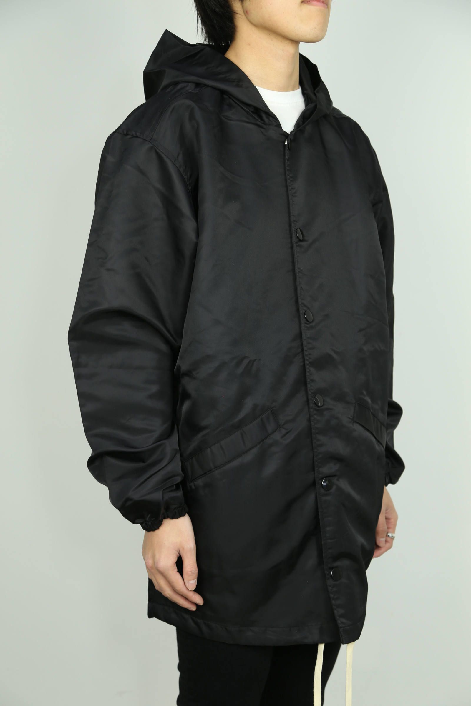 COACH JACKET HOODIE / ブラック