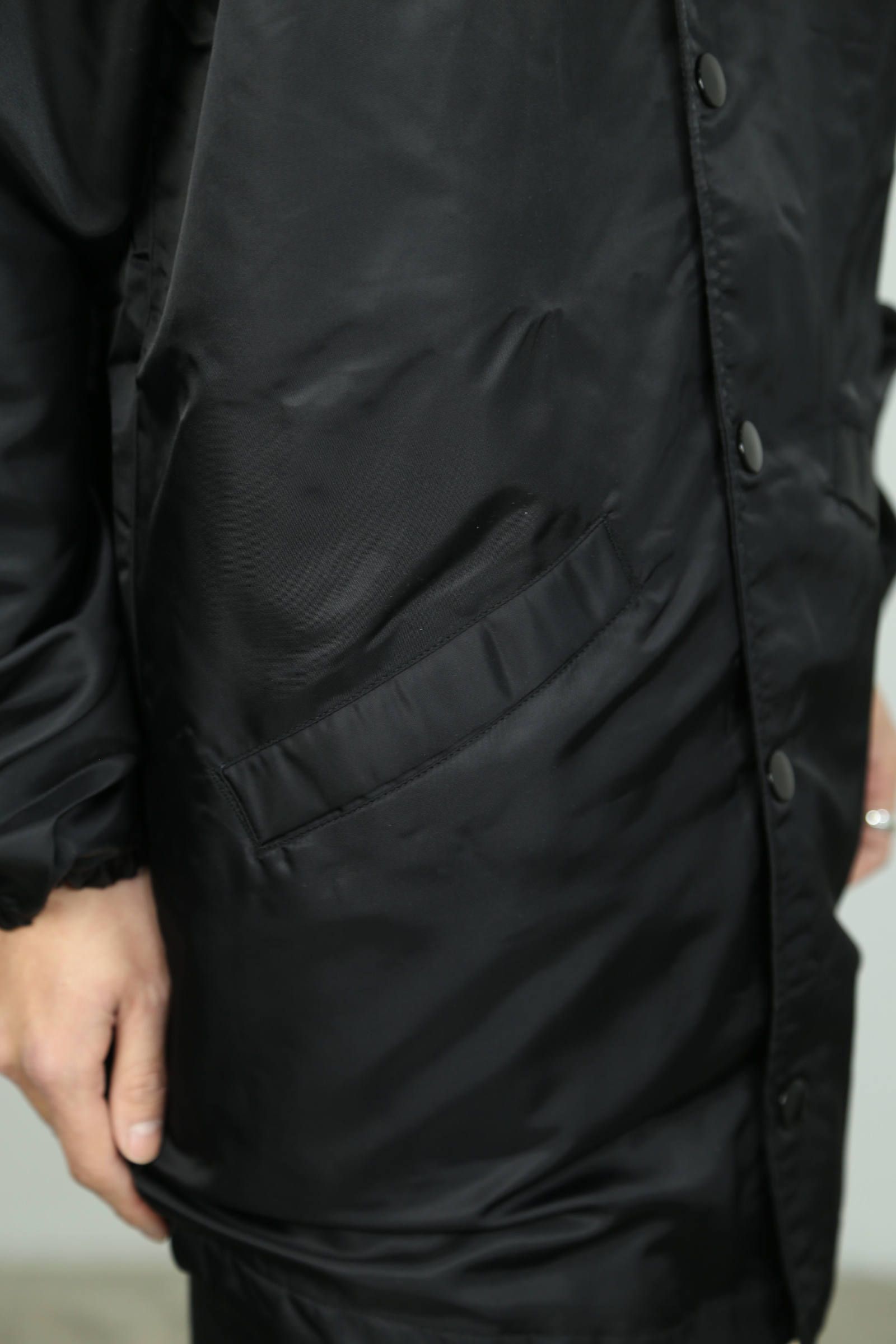 COACH JACKET HOODIE / ブラック