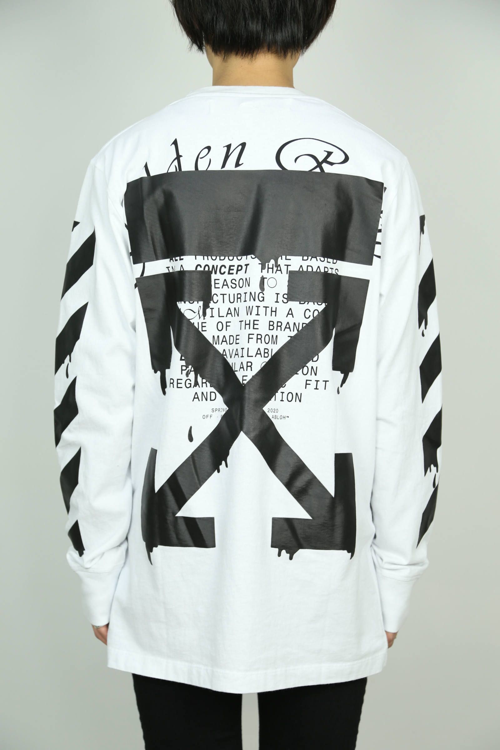 OFF-WHITE - DRIPPING ARROWS L/S TEE / | Tempt