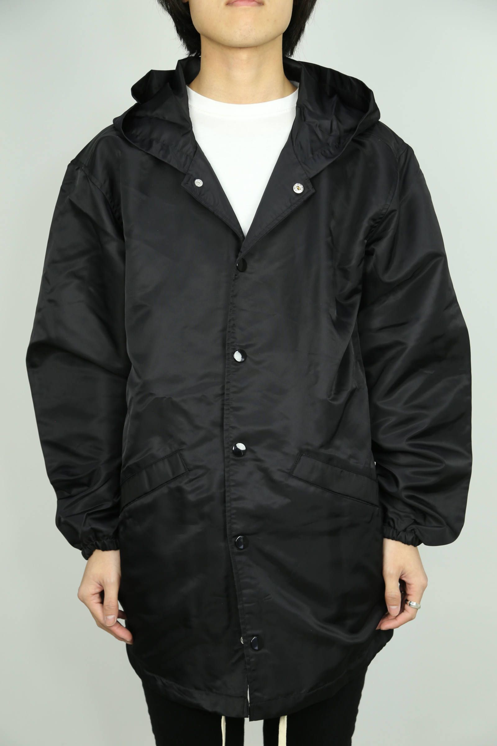 COACH JACKET HOODIE / ブラック
