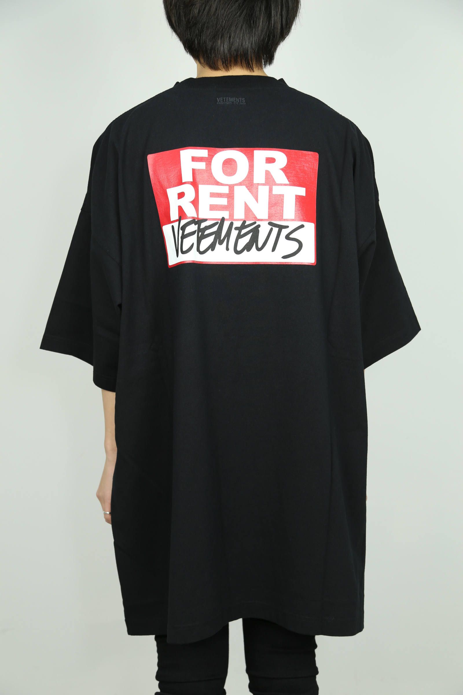 VETEMENTS - FOR RENT T-SHIRTS / ブラック | Tempt