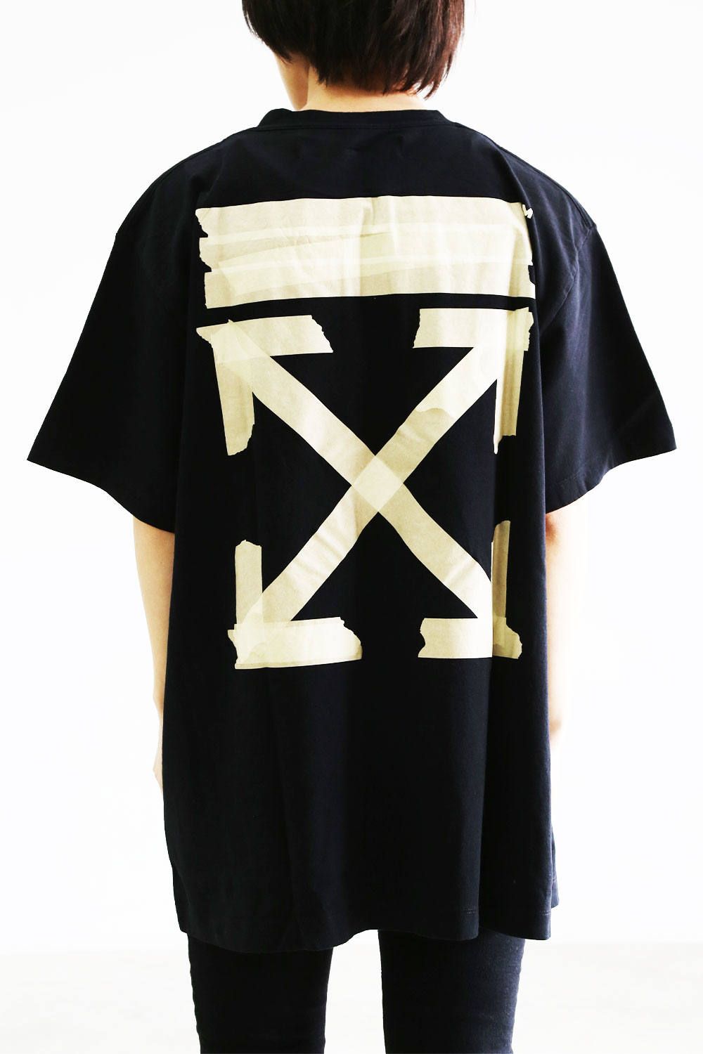 OFF-WHITE - TAPE ARROW S/S OVER TEE / ブラック | Tempt